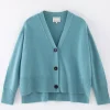 Aleger N.99 Cashmere Blend Oversized Cardigan - Sicily Blue