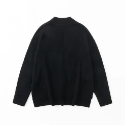 Aleger N.99 Cashmere Blend Oversized Cardigan - Black