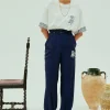 Alemais Casa Pant - Navy