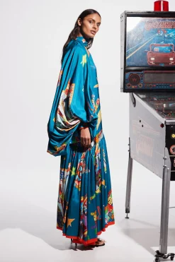 Alemais Rollers Gown - Teal