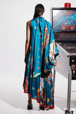Alemais Rollers Gown - Teal