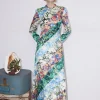 Alemais Sunburst Gown - Multi
