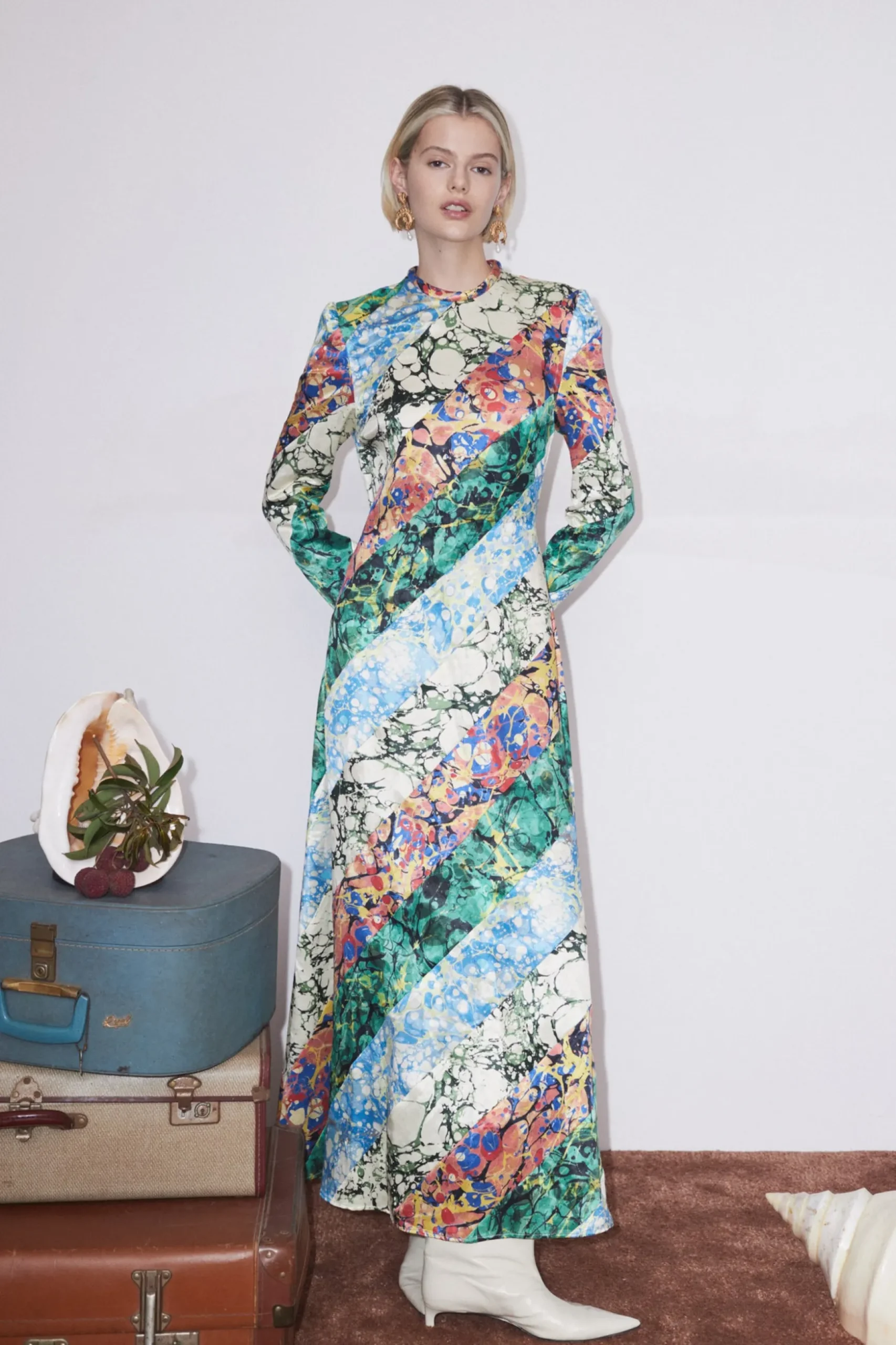 Alemais Sunburst Gown - Multi