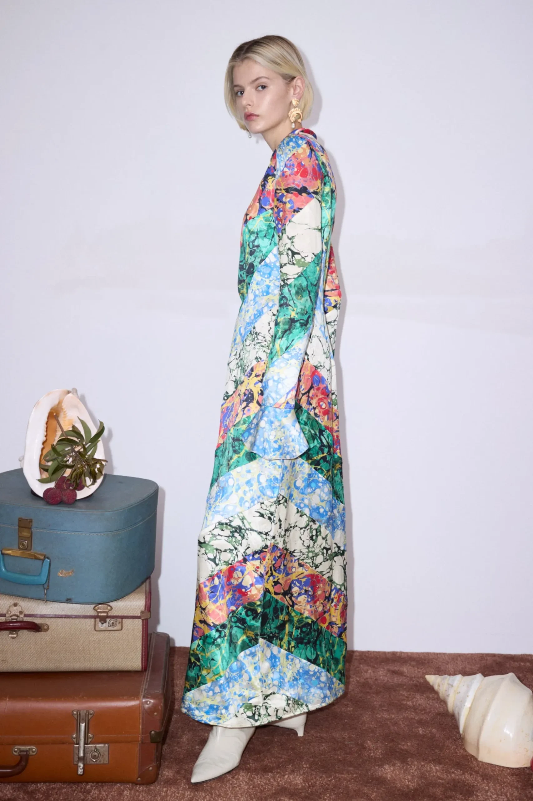 Alemais Sunburst Gown - Multi