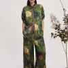 Alémais Avery Silk Pant - Green | PRE ORDER ARRIVING MID/LATE APRIL