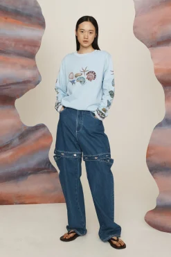 Alémais Bath House Long Sleeve Tee - Multi