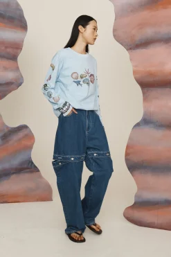 Alémais Bath House Long Sleeve Tee - Multi