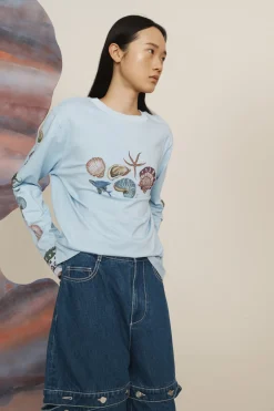 Alémais Bath House Long Sleeve Tee - Multi