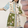 Alémais Bath House Mini Dress - Multi