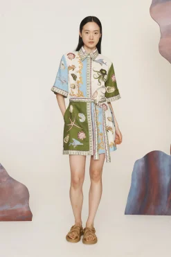 Alémais Bath House Mini Dress - Multi