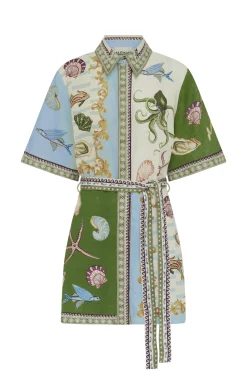 Alémais Bath House Mini Dress - Multi