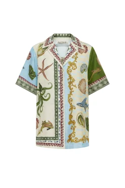 Alémais Bath House Silk Shirt - Multi
