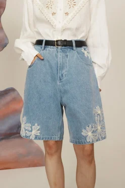Alémais Charlene Denim Short - Light Wash