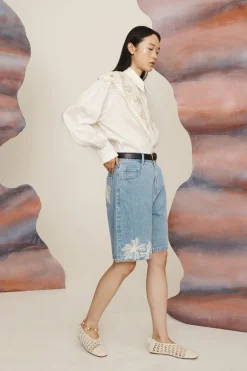 Alémais Charlene Denim Short - Light Wash