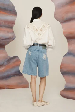 Alémais Charlene Denim Short - Light Wash
