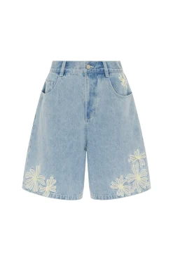 Alémais Charlene Denim Short - Light Wash