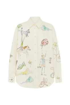 Alémais Court Overshirt - Cream | PRE ORDER ARRIVING MID/LATE APRIL