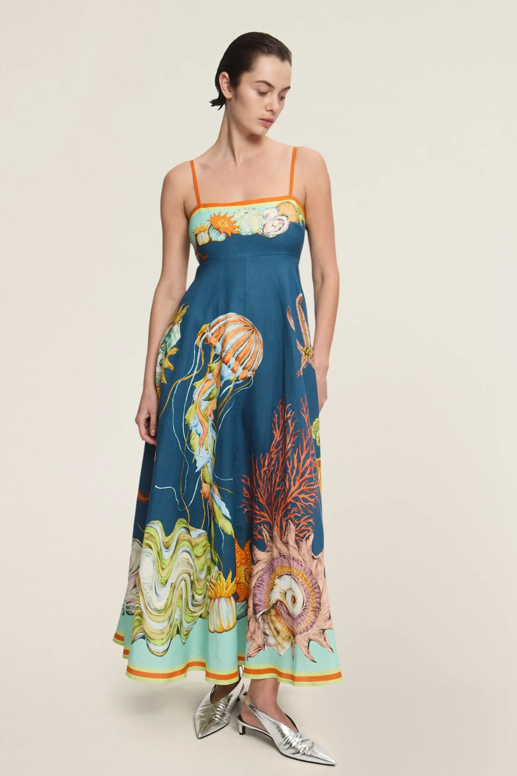 Alémais Dorian Sundress - Navy