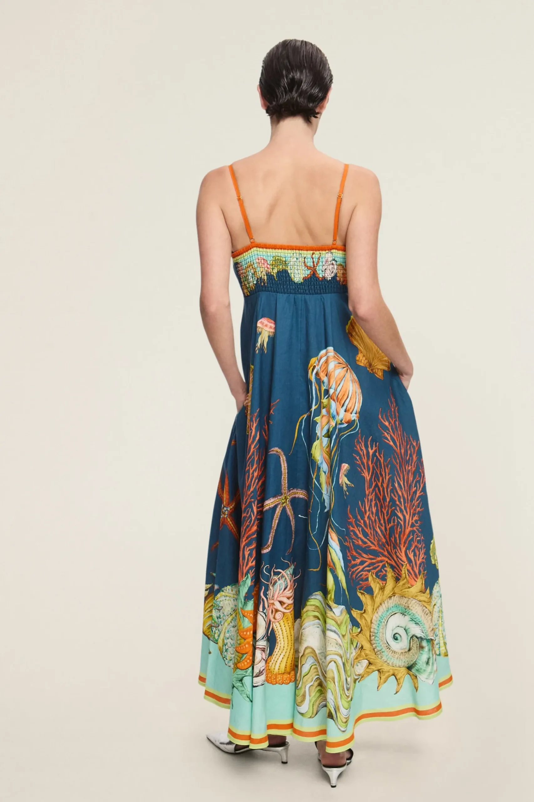Alémais Dorian Sundress - Navy
