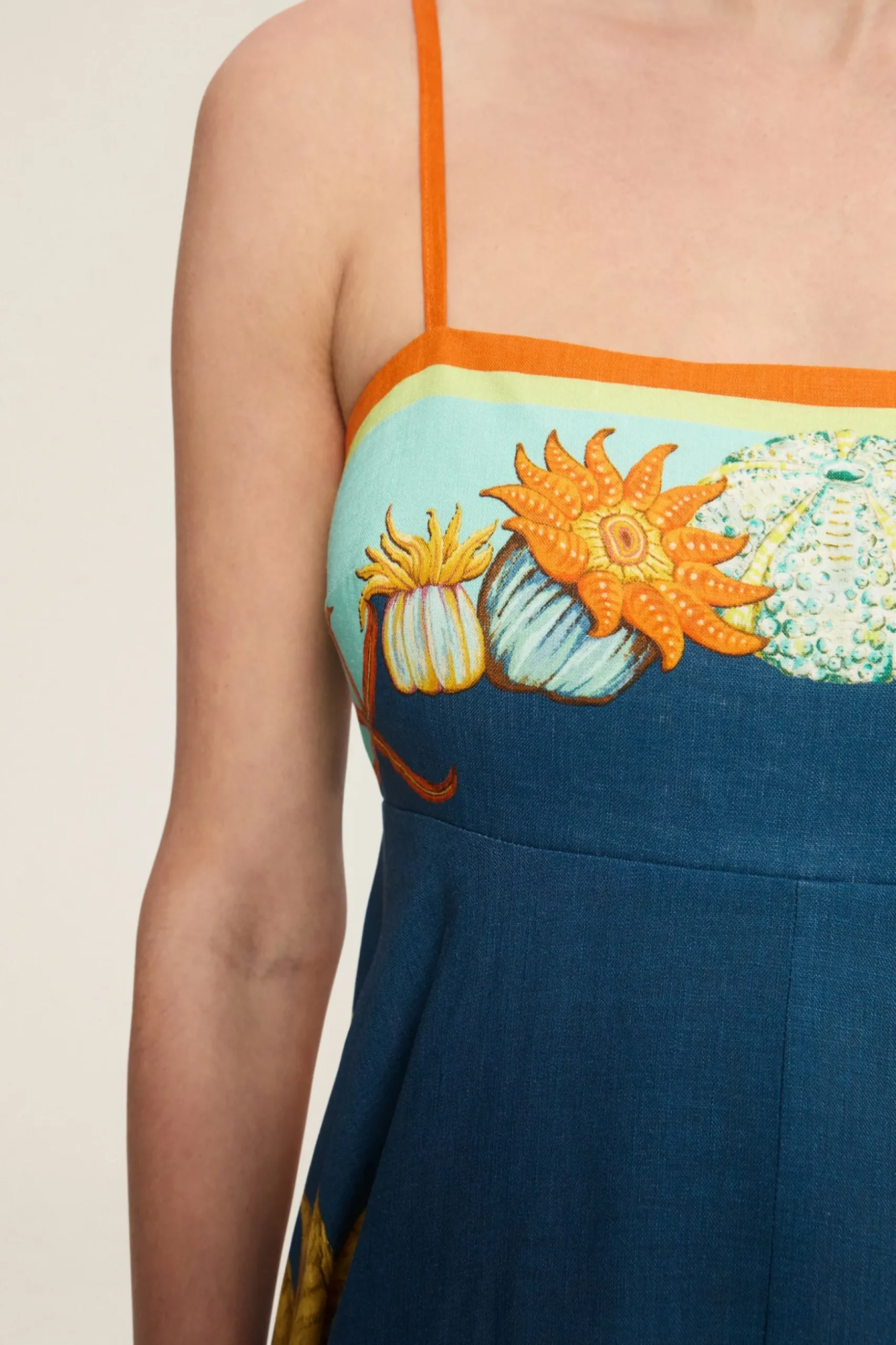 Alémais Dorian Sundress - Navy