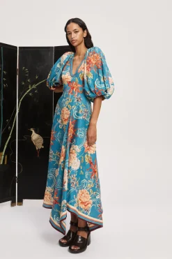 Alémais Fletcher Midi Dress - Blue | PRE ORDER ARRIVING EARLY/MID MAY