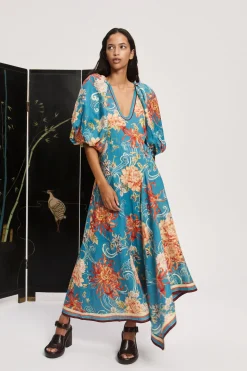 Alémais Fletcher Midi Dress - Blue | PRE ORDER ARRIVING EARLY/MID MAY