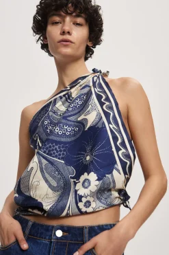 Alémais Mickey Scarf - Navy | PRE ORDER ARRIVING MID/LATE APRIL