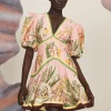 Alémais Papaya Mini Dress - Pink
