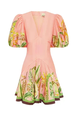 Alémais Papaya Mini Dress - Pink