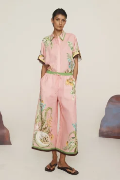 Alémais Papaya Pant - Pink