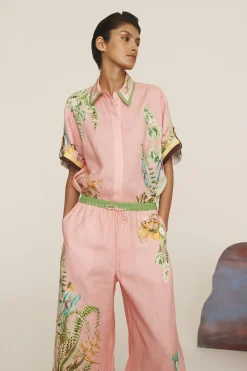 Alémais Papaya Pant - Pink