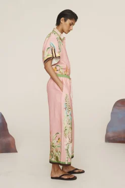 Alémais Papaya Pant - Pink