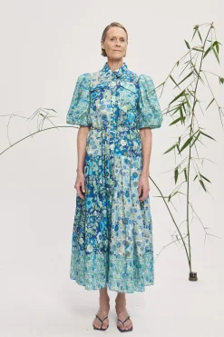 Alémais Sacha Shirtdress - Blue | PRE ORDER ARRIVING EARLY/MID MAY