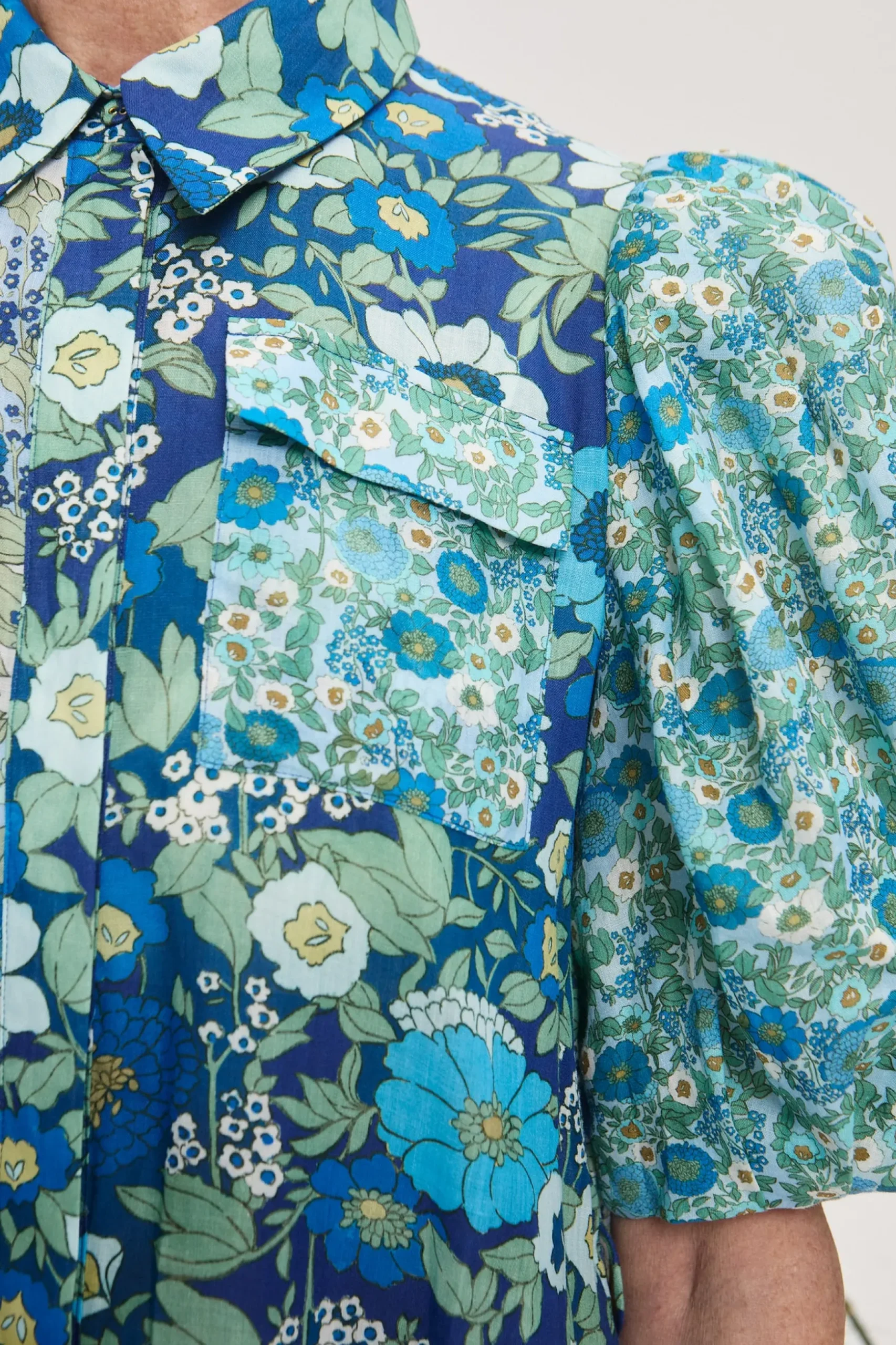 Alémais Sacha Shirtdress - Blue | PRE ORDER ARRIVING EARLY/MID MAY