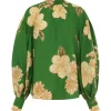 Alémais Sage Silk Blouse - Green | PRE ORDER ARRIVING MID/LATE APRIL