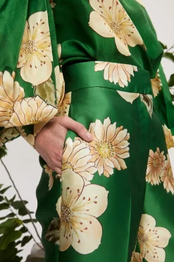 Alémais Sage Silk Blouse - Green | PRE ORDER ARRIVING MID/LATE APRIL