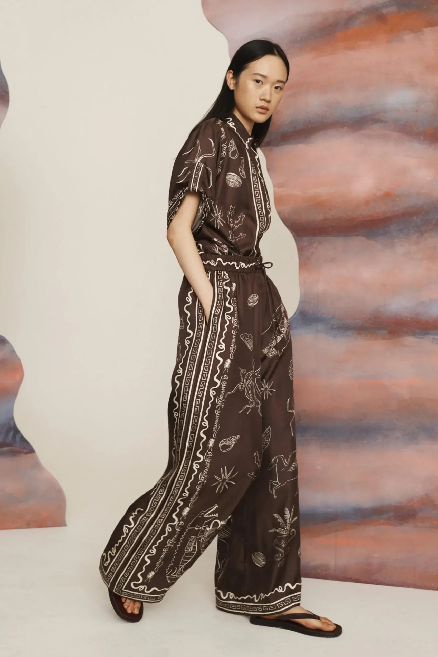 Alémais Sammy Silk Pant - Multi