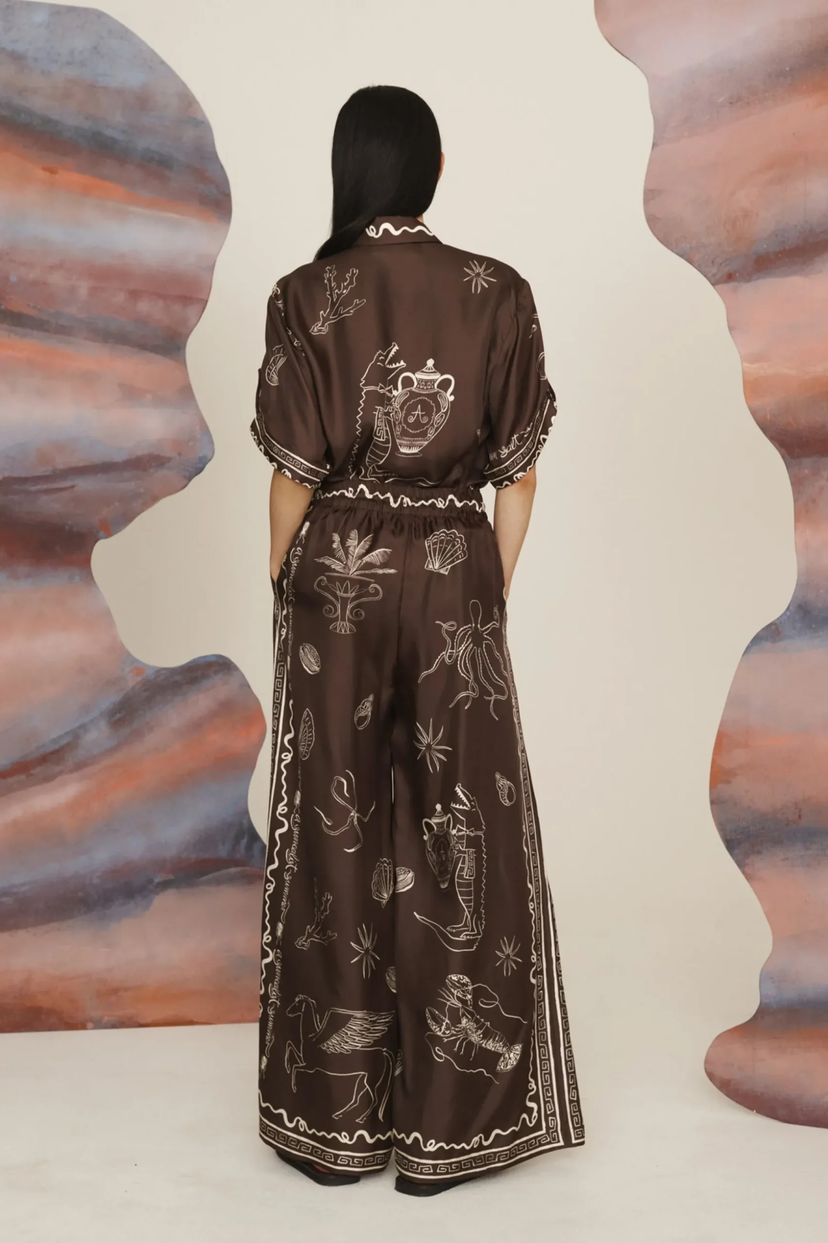 Alémais Sammy Silk Pant - Multi