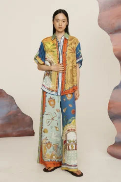 Alémais Surrealist Summer Shirt - Multi