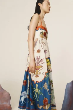 Alémais Surrealist Summer Sundress - Multi