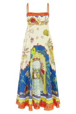 Alémais Surrealist Summer Sundress - Multi