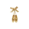 Alémais Team Spirit Ballet Shoe Brooch - Gold | PRE ORDER ARRIVING MID/LATE APRIL