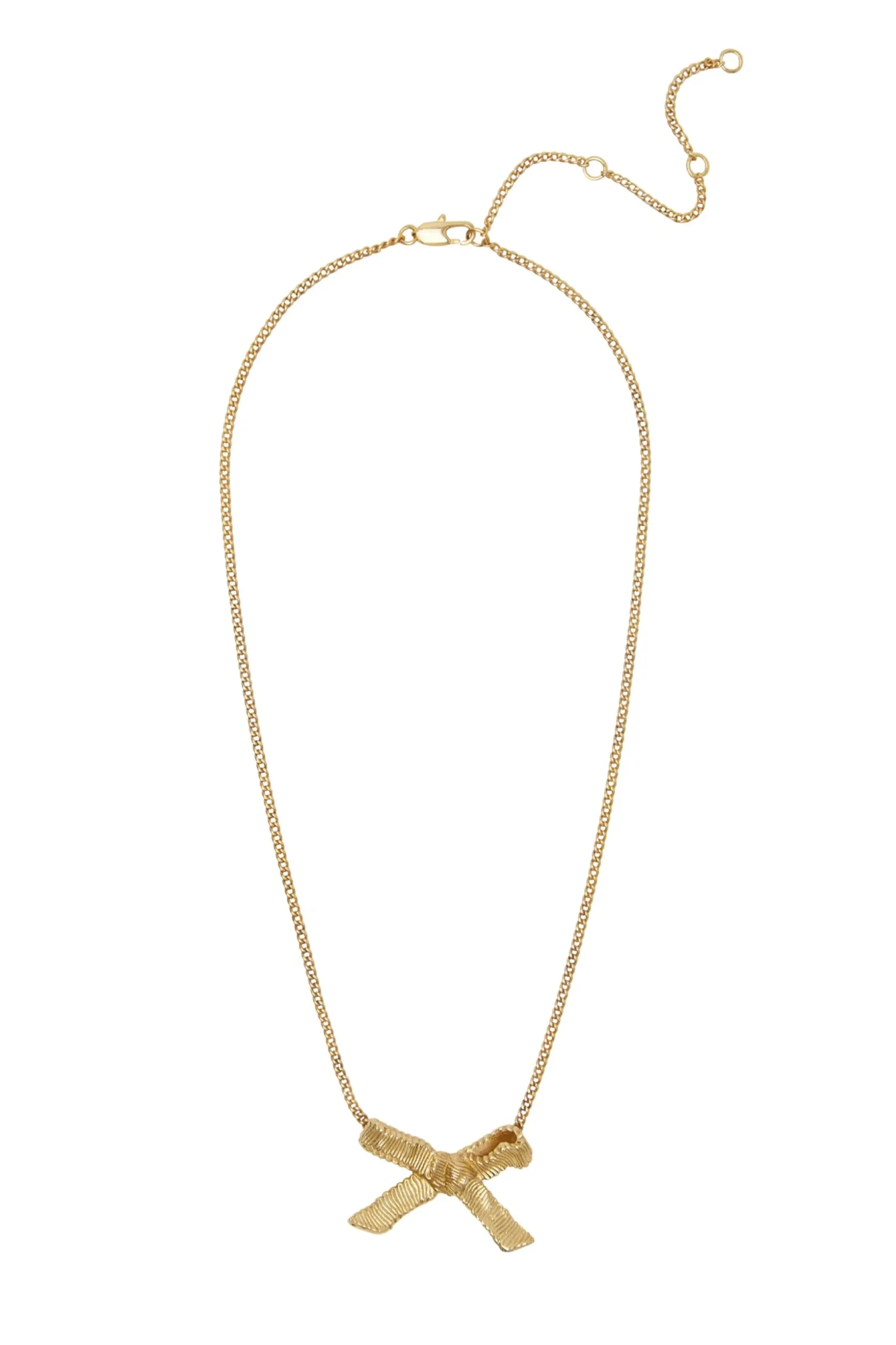 Alémais Team Spirit Bow Necklace - Gold | PRE ORDER ARRIVING MID/LATE APRIL