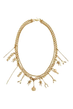 Alémais Team Spirit Charm Necklace - Gold | PRE ORDER ARRIVING MID/LATE APRIL