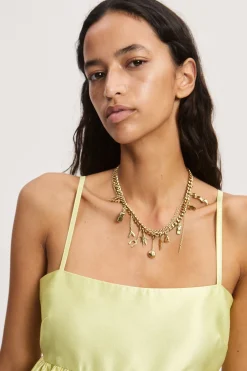 Alémais Team Spirit Charm Necklace - Gold | PRE ORDER ARRIVING MID/LATE APRIL