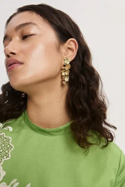 Alémais Team Spirit Flower Cluster Earring - Gold | PRE ORDER ARRIVING MID/LATE APRIL