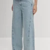 Alohas Magda Denim Pants - Blue