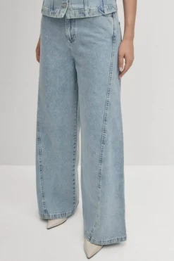 Alohas Magda Denim Pants - Blue