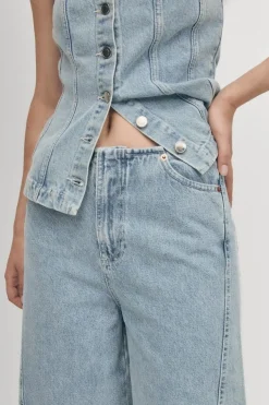Alohas Magda Denim Pants - Blue
