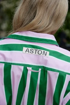 Aston Studio Buddy Shirt - Baby/Forest Stripe